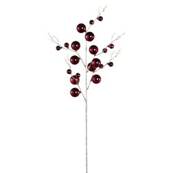 PTMD Twig Plant Red metallic ball spray - afbeelding 1