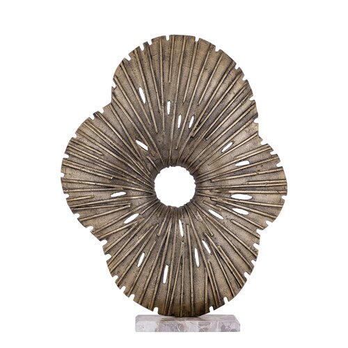 PTMD Vija Gold casted alu organic open statue L - afbeelding 1