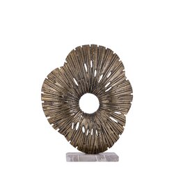 PTMD Vija Gold casted alu organic open statue S - afbeelding 1