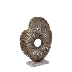 PTMD Vija Gold casted alu organic open statue S - afbeelding 2