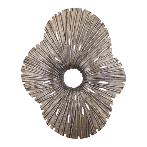 PTMD Vija Gold casted alu organic open wall panel L - afbeelding 1
