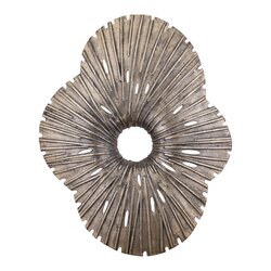 PTMD Vija Gold casted alu organic open wall panel L - afbeelding 1