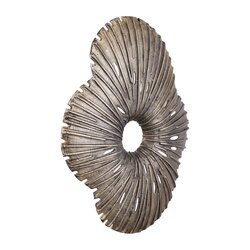 PTMD Vija Gold casted alu organic open wall panel L - afbeelding 2