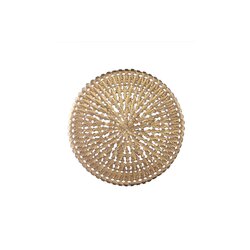 PTMD Xavery Bronze round iron wall panel carved look S