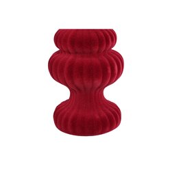 PTMD Yule Burgundy PE flocking round cone statue L - afbeelding 2