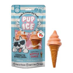 Pup ice Hondenijsje ijshoorntje aarbei a 2