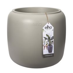 Elho Pure Beads Small 40 - Plantenbak - Balanced Beige - Binnen & Buiten  - L 39.2 x W 39.2 x H 34.9