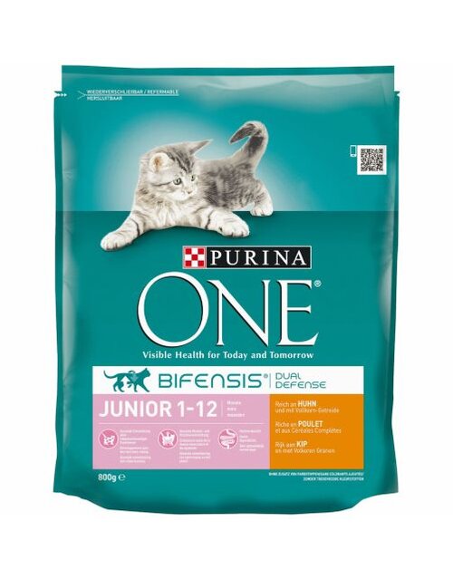 Purina One junior kip 800g