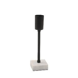 PTMD Quinn Black table lamp marble foot L