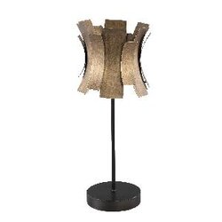 PTMD Raddix Gold metal LED lamp with gold lampshade