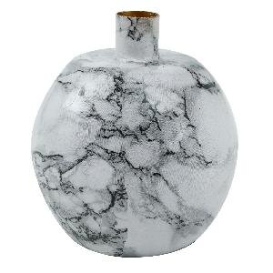 PTMD Randy White iron candleholder marble enamel print