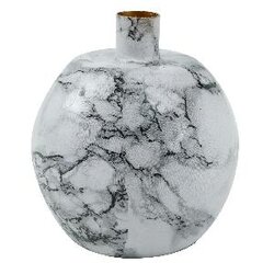 PTMD Randy White iron candleholder marble enamel print