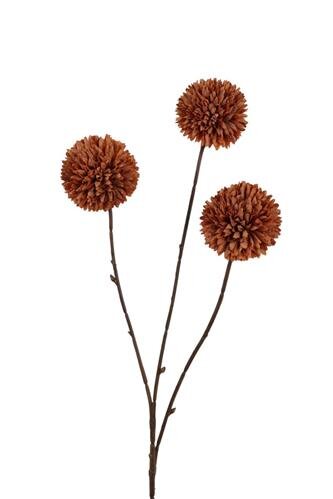 RC Pompomtak x 3 l78cm licht koffie
