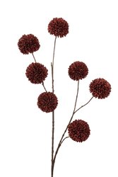 RC Pompomtak x7 l98cm wijn/rood