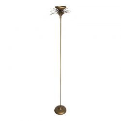 Risella Gold  metal candleholder palm cup round L