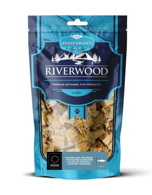 Riverwood Hondensnack roodbaars bites 200g