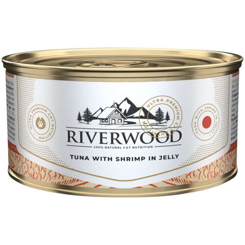 Riverwood Kattenvoeding tonijn/garnaal  85g