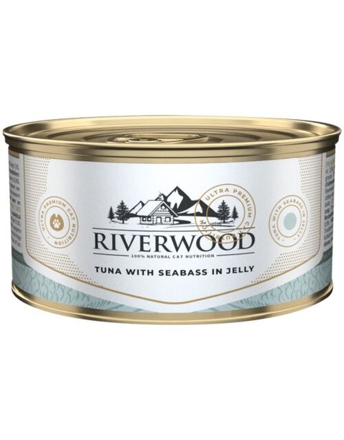 Riverwood Kattenvoeding tonijn/zeebaars 85g