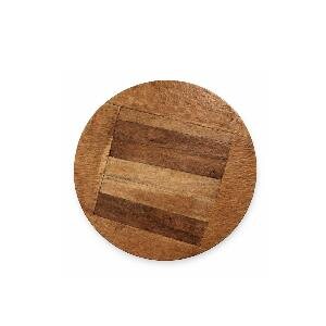 PTMD Roch Natural Teak wood wall panel holes round S