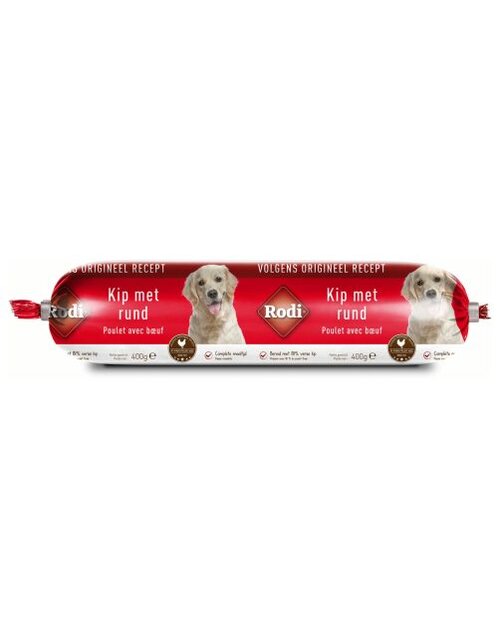 Rodi Worst kip/rund 400g