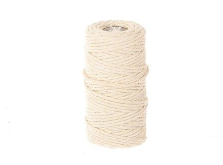 Rol katoen 50mtr b0.3 wit
