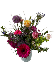 Roze mix veldboeket5