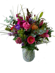 Roze & Paarse boeket3