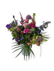 roze & paarse veldboeket