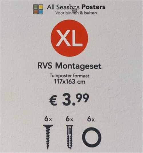 Rvs Montageset Xl Posters