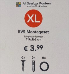 Rvs Montageset Xl Posters