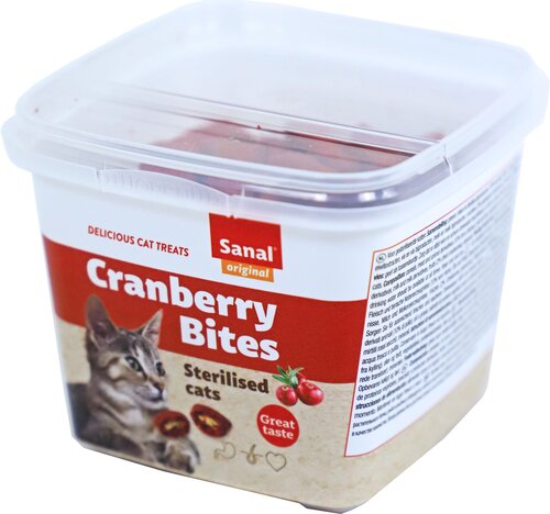 SANAL KAT BITES CRANBERRY EN CHICKEN CUP A 75 GRAM
