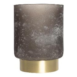 PTMD Sanna Grey frosted glass stormlight round M