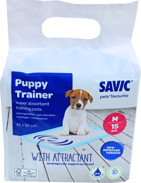 SAVIC PUPPYTRAINER MEDIUM 45X30CM PAK A 15 ST - afbeelding 1