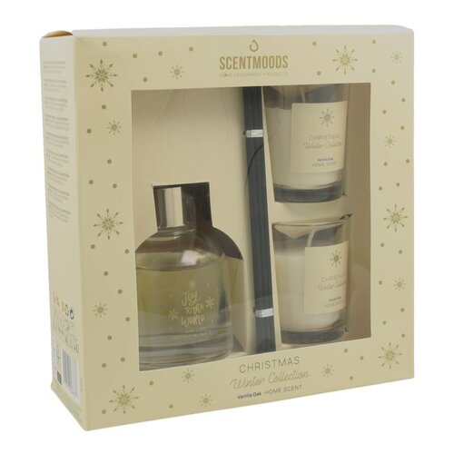 scentchips Giftset kaars&zakje vanilla oak