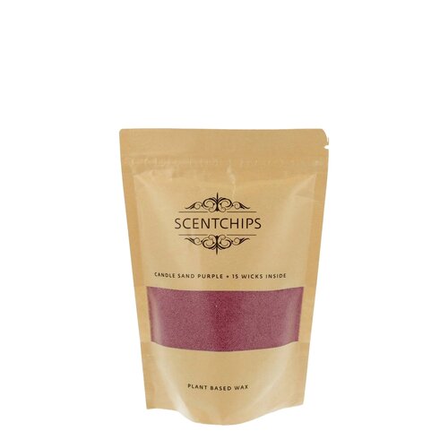 Scentchips kaars zandwax 250gr paars