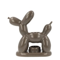 Scentchips Scentburner Balloon Dog Shiny Taupe 20.5x8.5x21cm