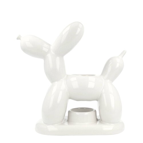 Scentchips Scentburner Balloon Dog Shiny White 20.5x8.5x21cm