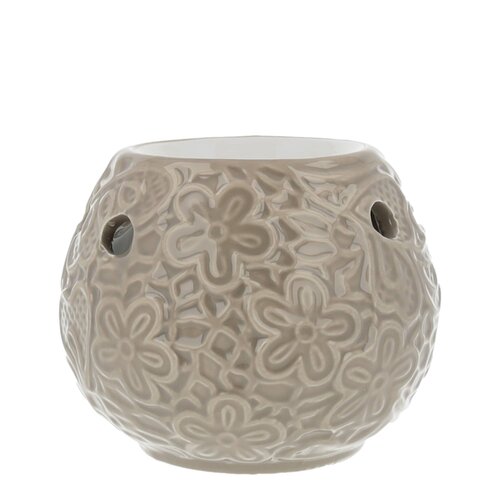 Scentchips Scentburner Bowl Leafs Taupe 12x12x10cm