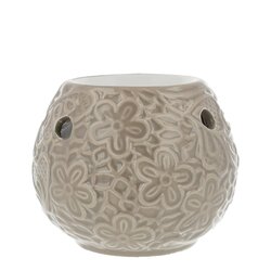 Scentchips Scentburner Bowl Leafs Taupe 12x12x10cm