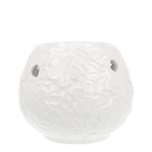 Scentchips Scentburner Bowl Leafs White 12x12x10cm