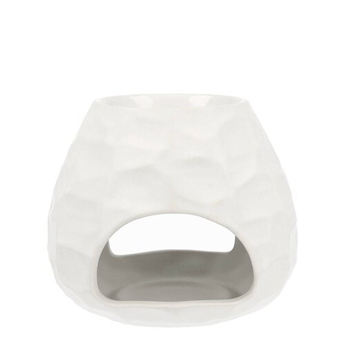Scentchips Scentburner Chisseled White 11x11x11cm