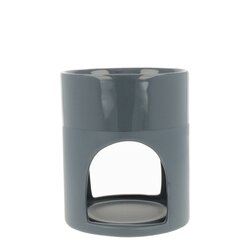 Scentchips Scentburner Pilar Shiny/Matt Grey 10x12cm