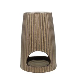Scentchips Scentburner Rib Bronze 15x10x10cm