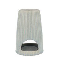 Scentchips Scentburner Rib Grey Wash 15x10x10cm