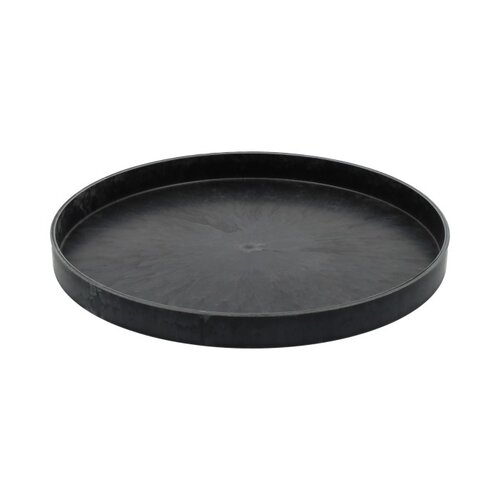 Schaal melam d36h2.5cm grijs