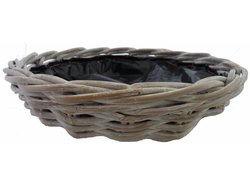 Van der Leeden Schaal rotan white wash