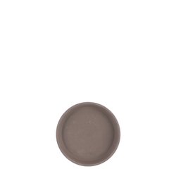 Mica Stan bord rond grijs basalt D13,5cm