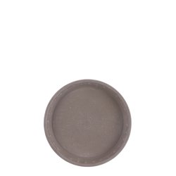 Mica Stan bord rond grijs basalt D18cm