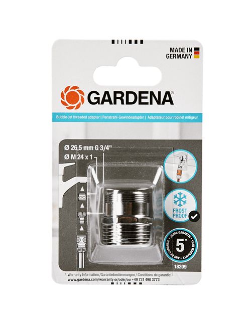 Gardena Schroefadapter zachte bruisstraal