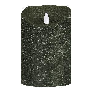 PTMD See 701652 LED Light Candle rustic darkgreen L